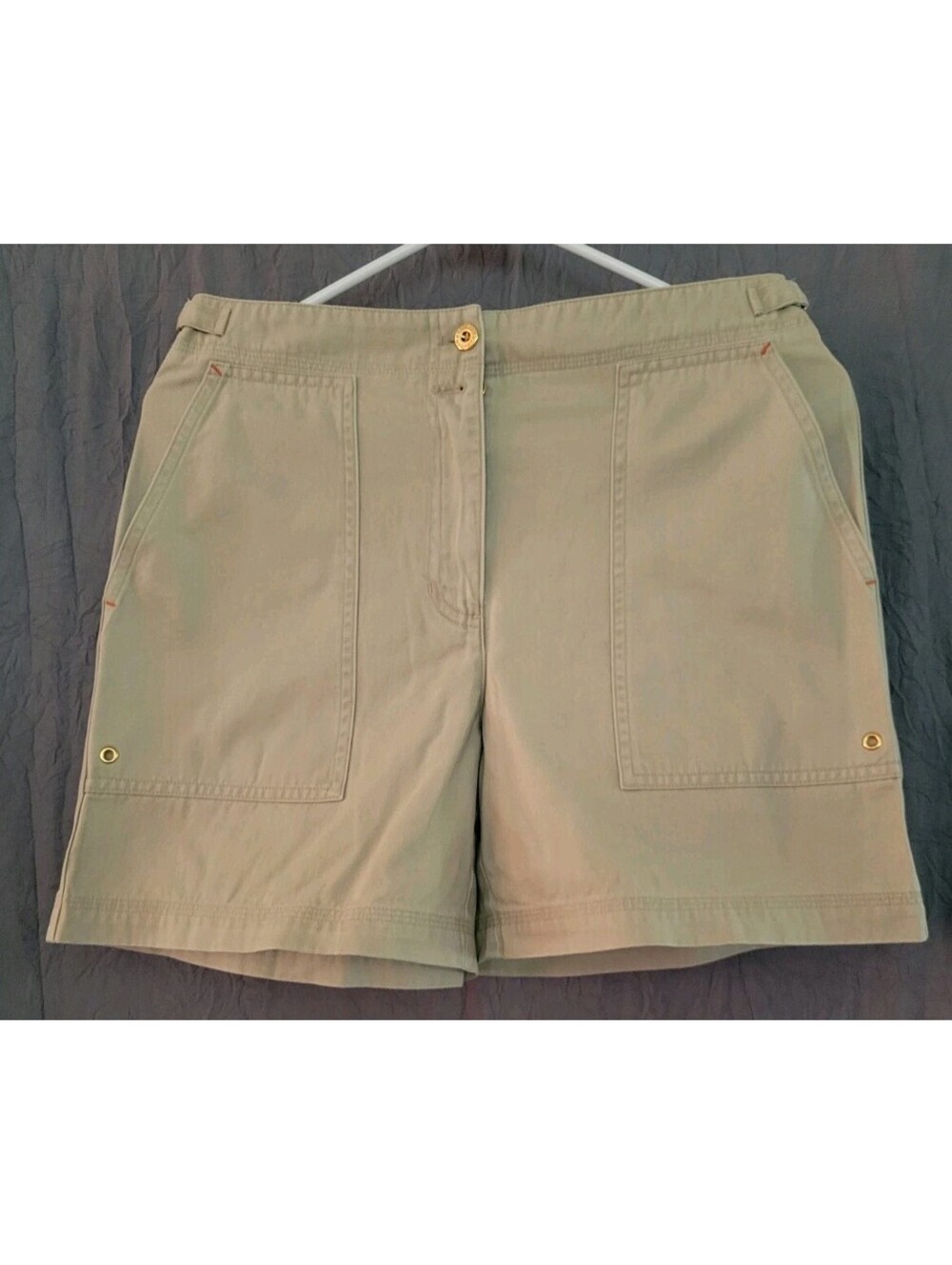 Lauren Ralph Lauren Cargo Shorts Women’s 4 Beige Khaki Travel Casual NWT